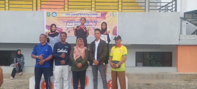 Siswa SMAN 1 Sentajo Raya Raih 2 Medali Emas di O2SN Kuansing