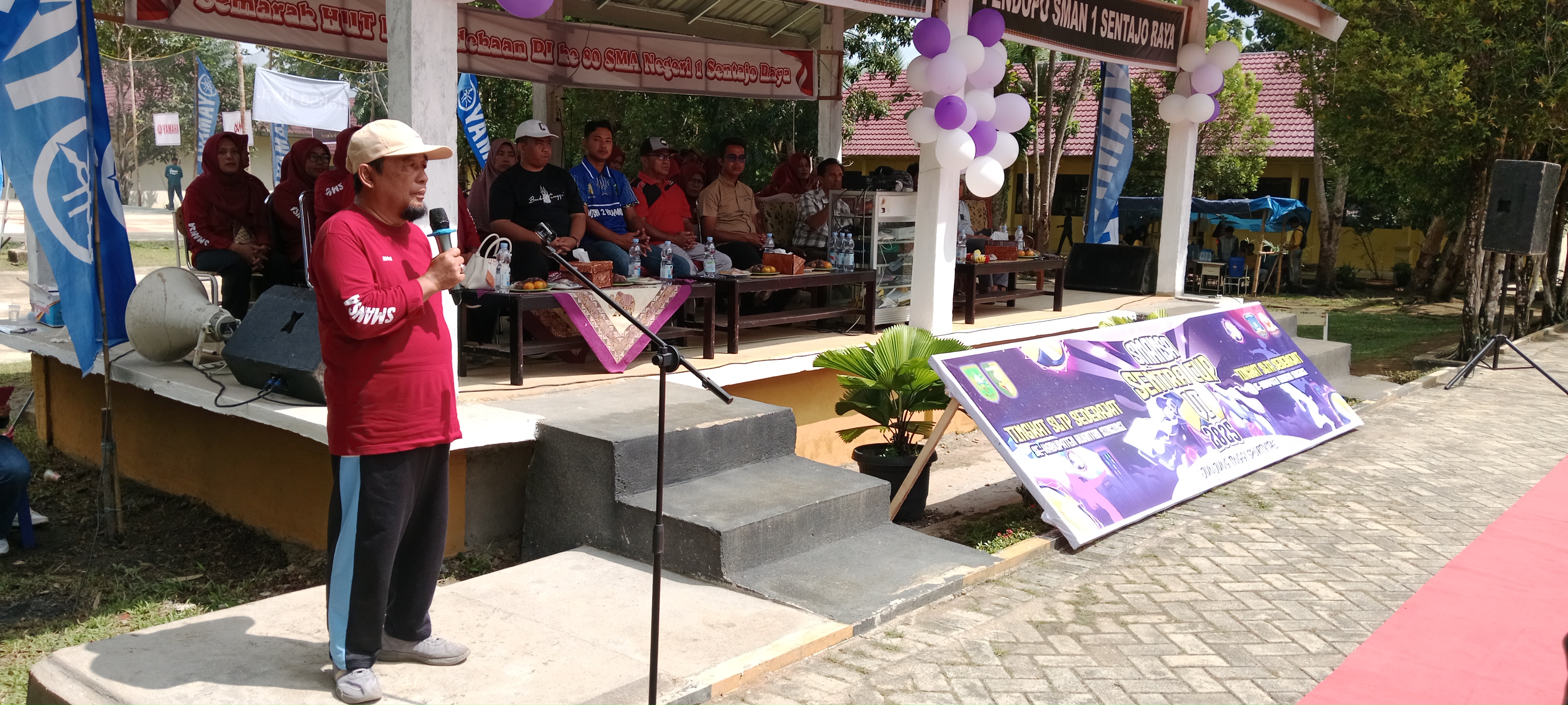 Kata sambutan dari Kepala SMA Negeri 1 Sentajo Raya
